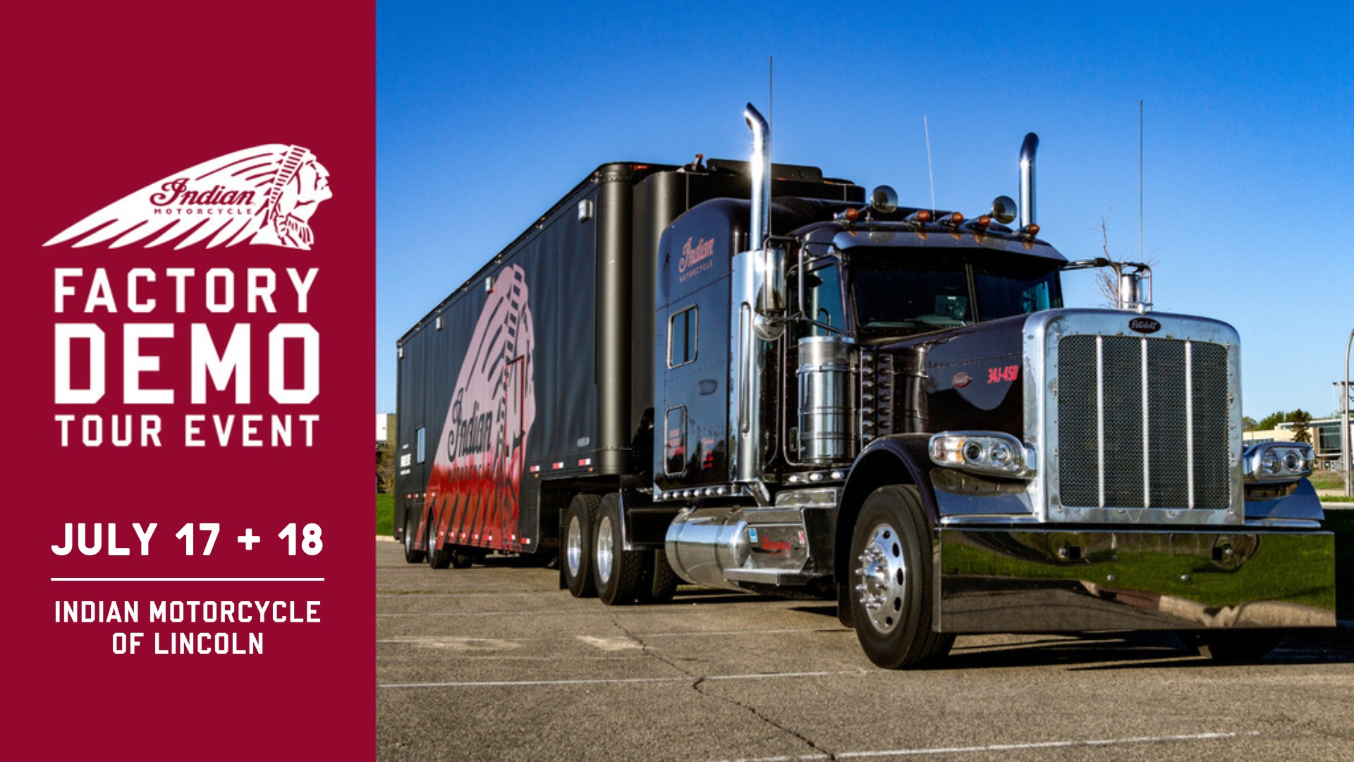Indian Motorcycle Factory Demo Tour — July 17 + 18