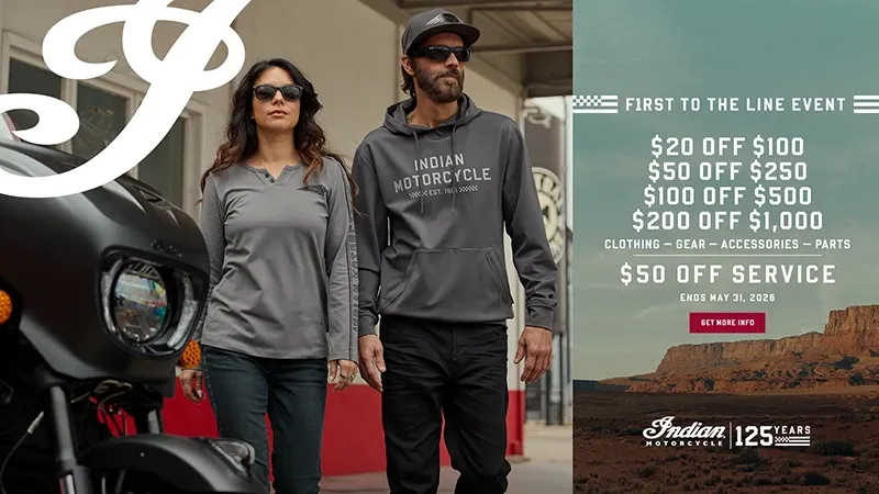 Indian Motorcycle - Parts, Accessories & Gear Savings