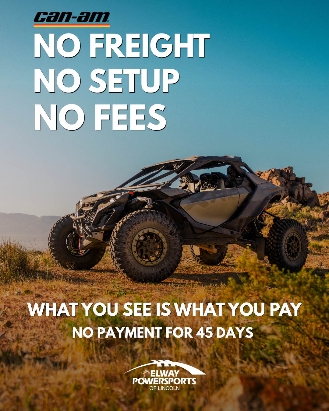 Top Can-Am Side-by-Side Models Available Now at Elway Powersports of Lincoln